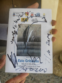 autografo del maestro Ezio Gribaudo per Alchimia della Bellezza